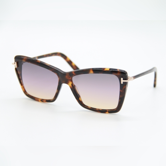 NEW TOM FORD TF849 55B WOMEN SUNGLASSES TOM FORD  LEAH FT849/S 55B - Picture 6 of 11